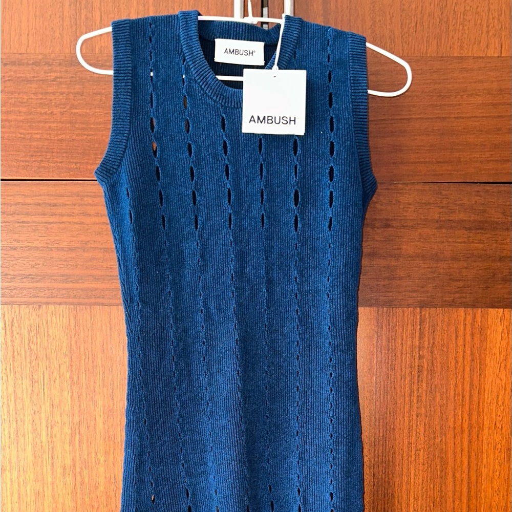 AMBUSH Knitted Cut Out Detailed Dress